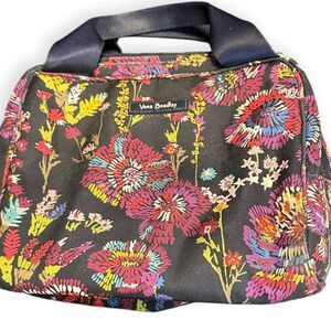 VERA BRADLEY Women’s Midnight Wildflowers Floral Lunch Tote Bag